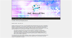 Desktop Screenshot of incbulletin.com